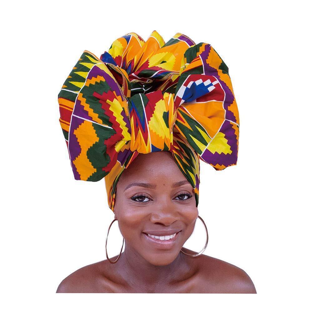 4560 African Headwraps Turbans Head Wraps Long Turban Head Scarf